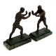 Atlas on Marble Bookends,