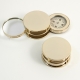 Gold Plated Paper Weight with Compass & Magnifier